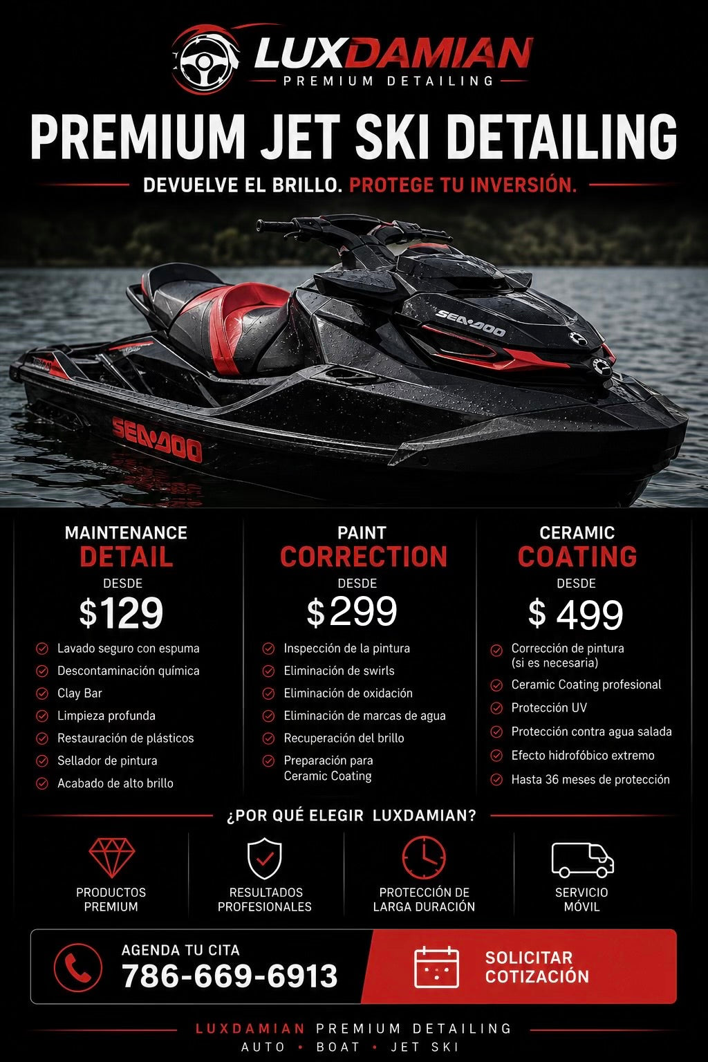 Jetski Detailing Deposit